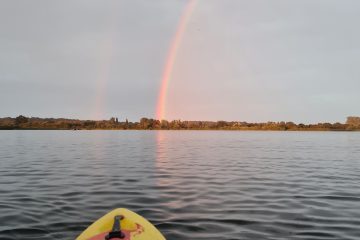 Longham lake rainbow